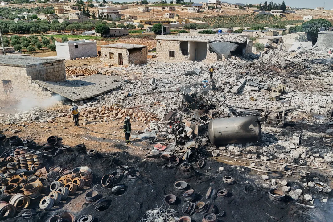 14 Tote bei Explosion in Waffenlager in Syrien