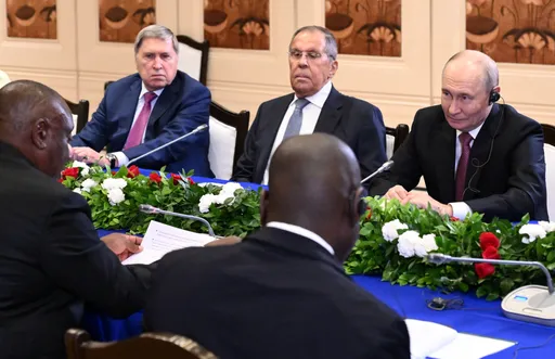 Putin, Ramaphosa discuss Russia-South Africa ties at BRICS summit