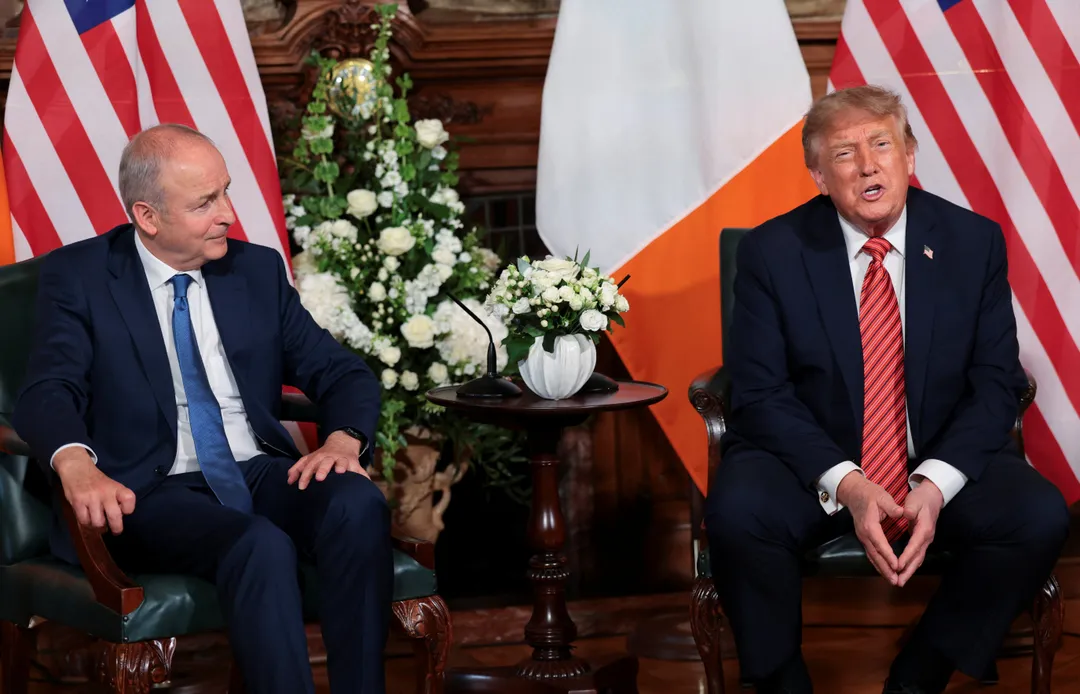 Trump says he would 'love to see' a unified Ireland