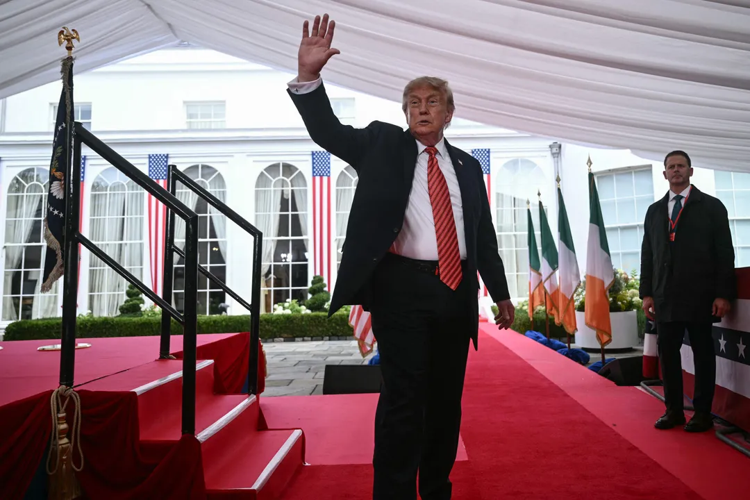 Trump w Irlandii: skrytykował Ukrainę i opowiedział się za zjednoczeniem wyspy