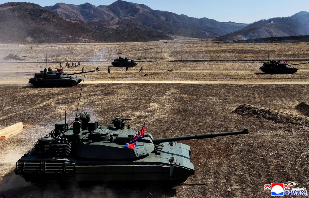 North Korea conducts massive firepower drill with long-range artillery and missiles