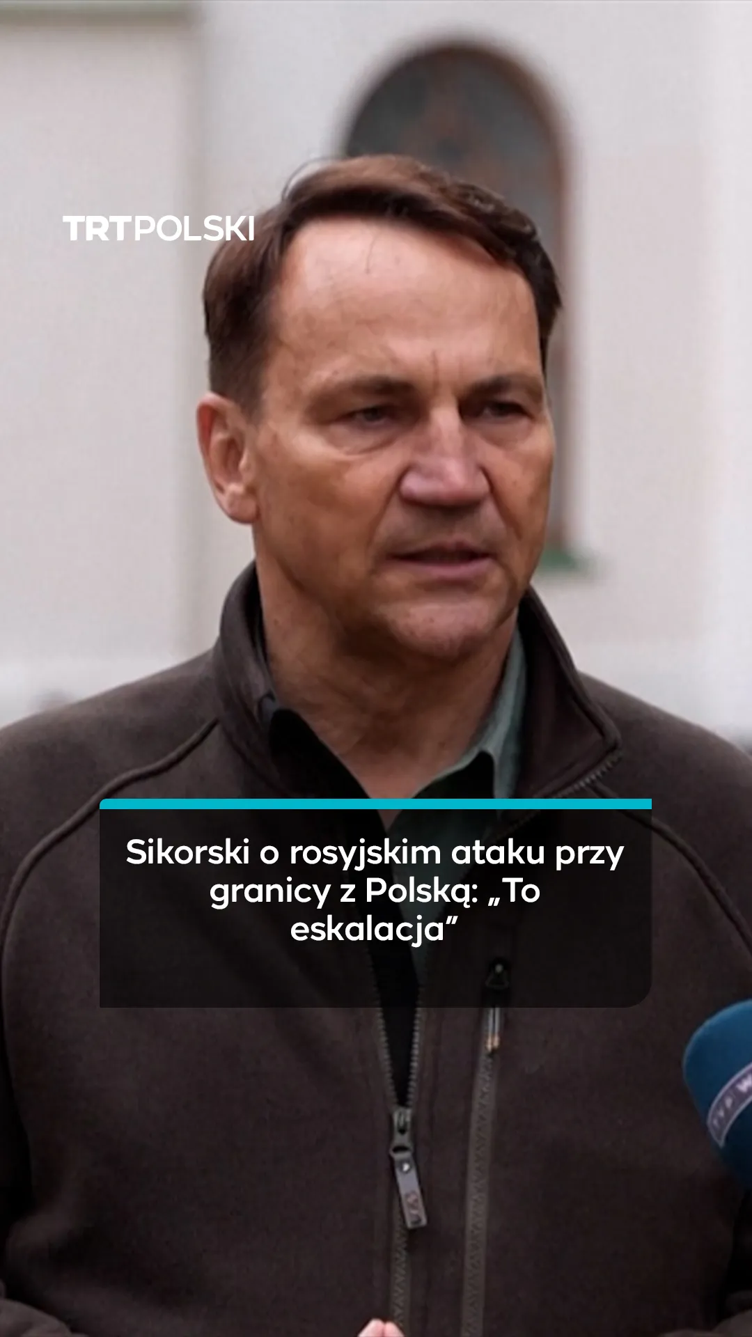 Sikorski o rosyjskim ataku przy granicy z Polską: „To eskalacja”
