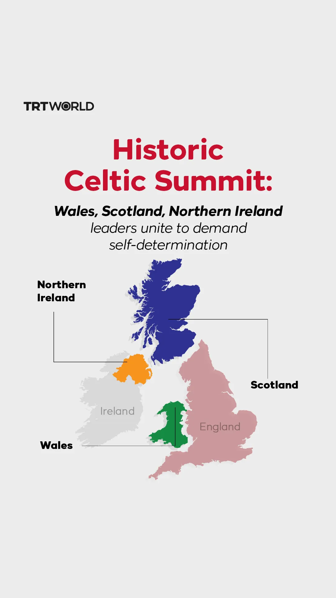 Wales, Scotland, Northern Ireland leaders unite to demand self-determination