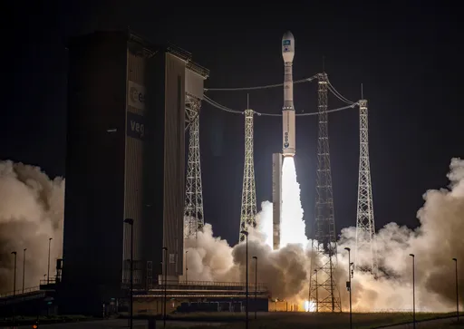 Europe launches two satellites to monitor plants and oceans