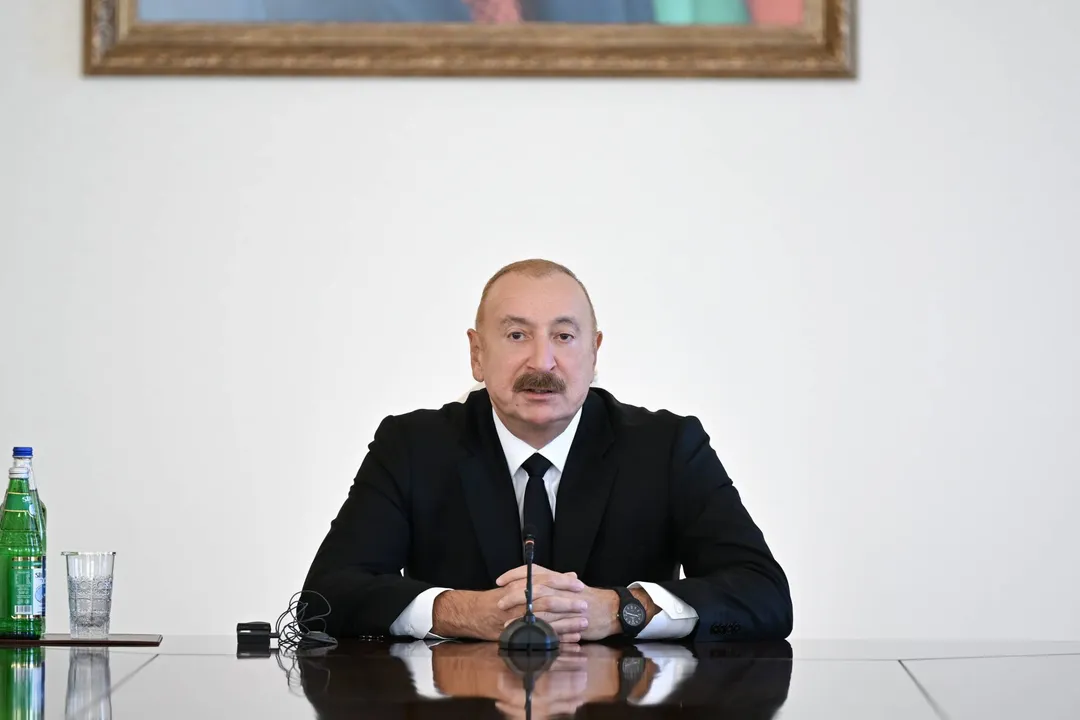 Azərbaycan Prezidenti İlham Əliyev Hindistanın xarici işlər nazirini qəbul edib