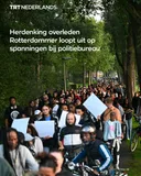 Stille tocht voor Rotterdammer Alfredo Goeloe eindigt in ongeregeldheden