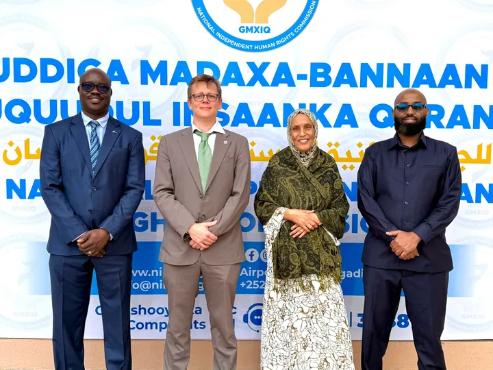 Guddiga Xuquuqda Aadanaha Soomaaliya iyo OHCHR oo ka Wada Hadlay Xoojinta Iskaashiga