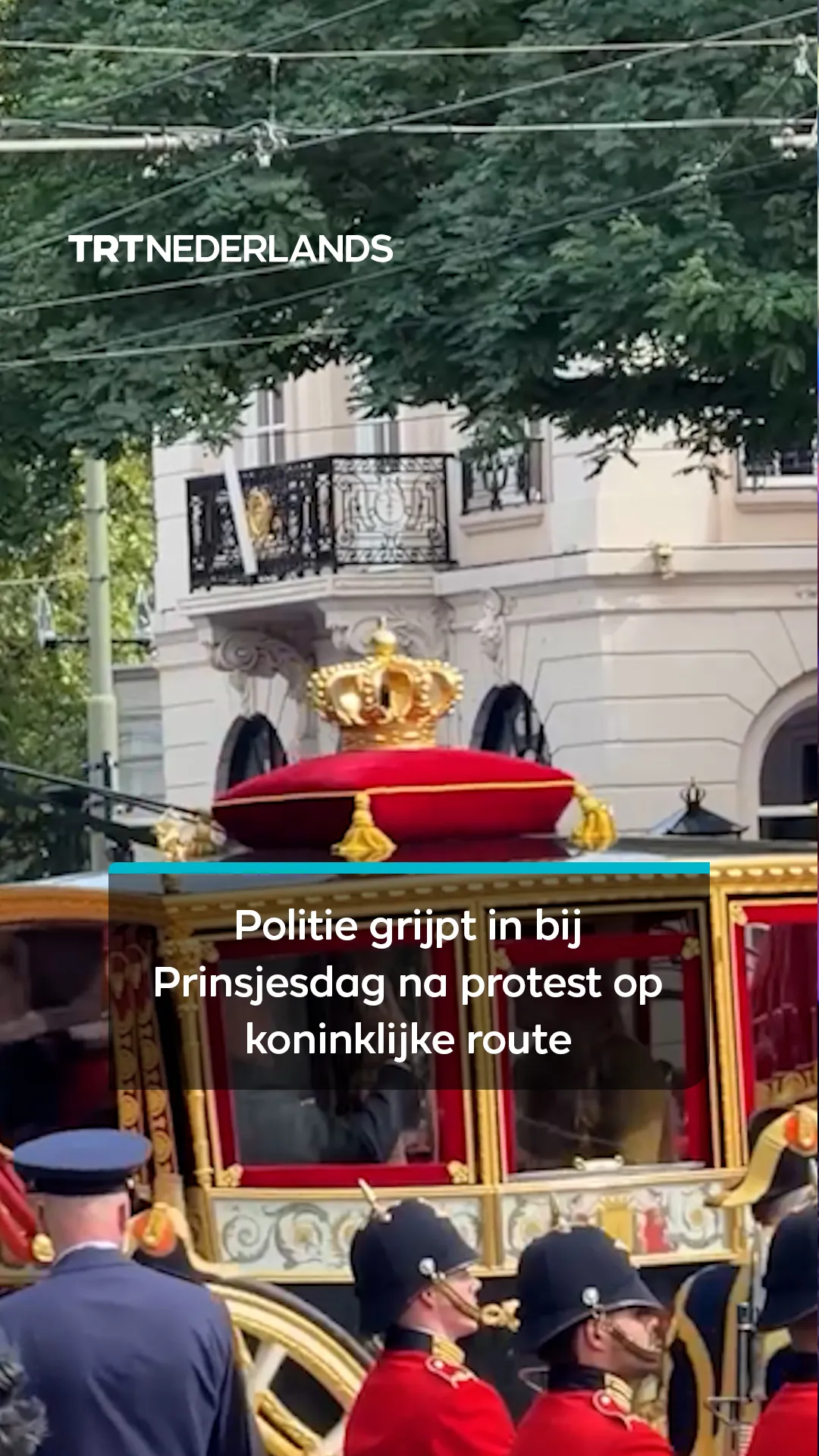 Zeven activisten aangehouden na verfprotest tijdens Prinsjesdag