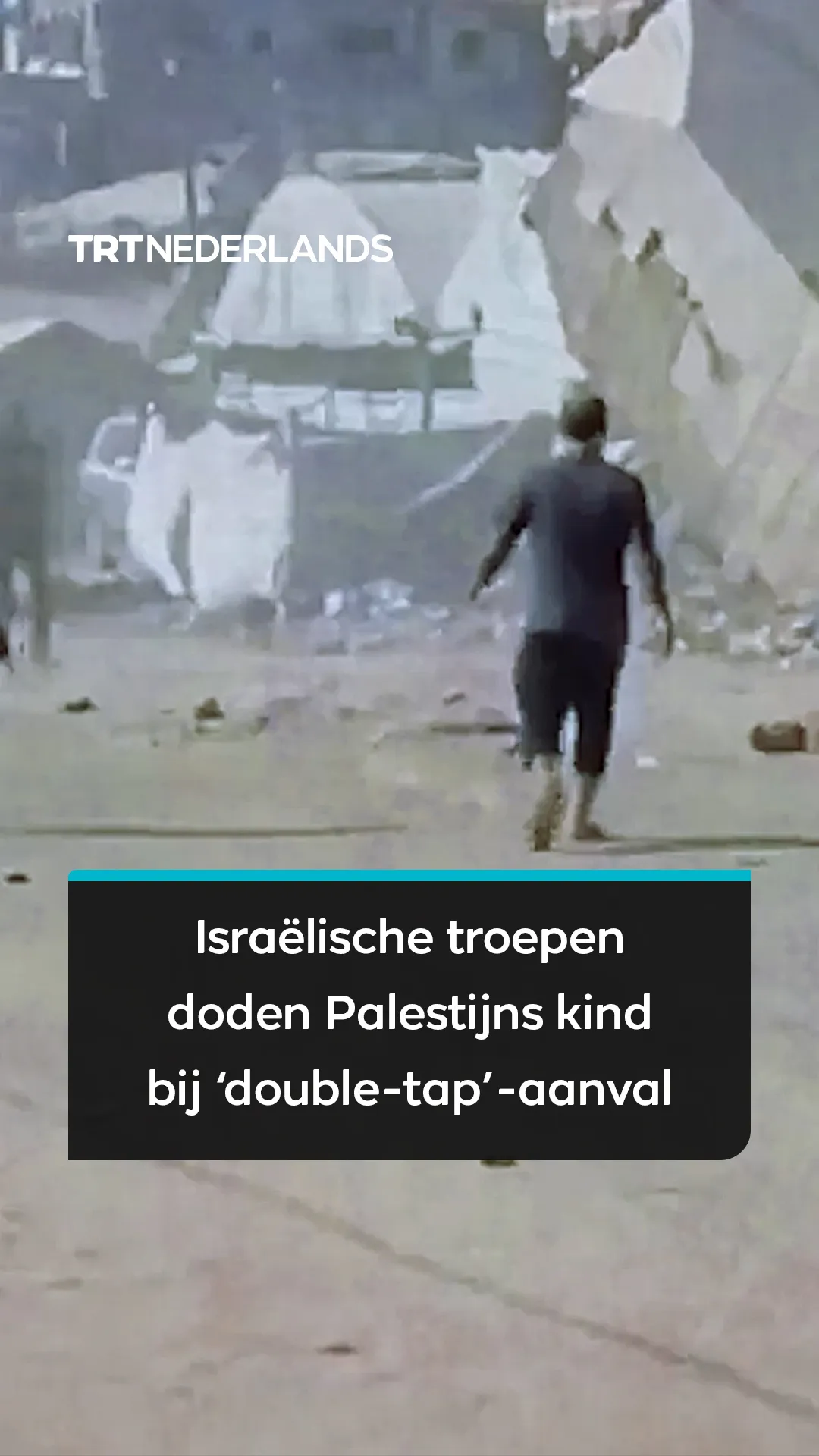 Laatste momenten van kind gedood bij poging om gewonde ambulancehulpverlener in Gaza te helpen