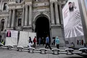 Gaza children's memorial shroud bearing 20,000 names unveiled at UN