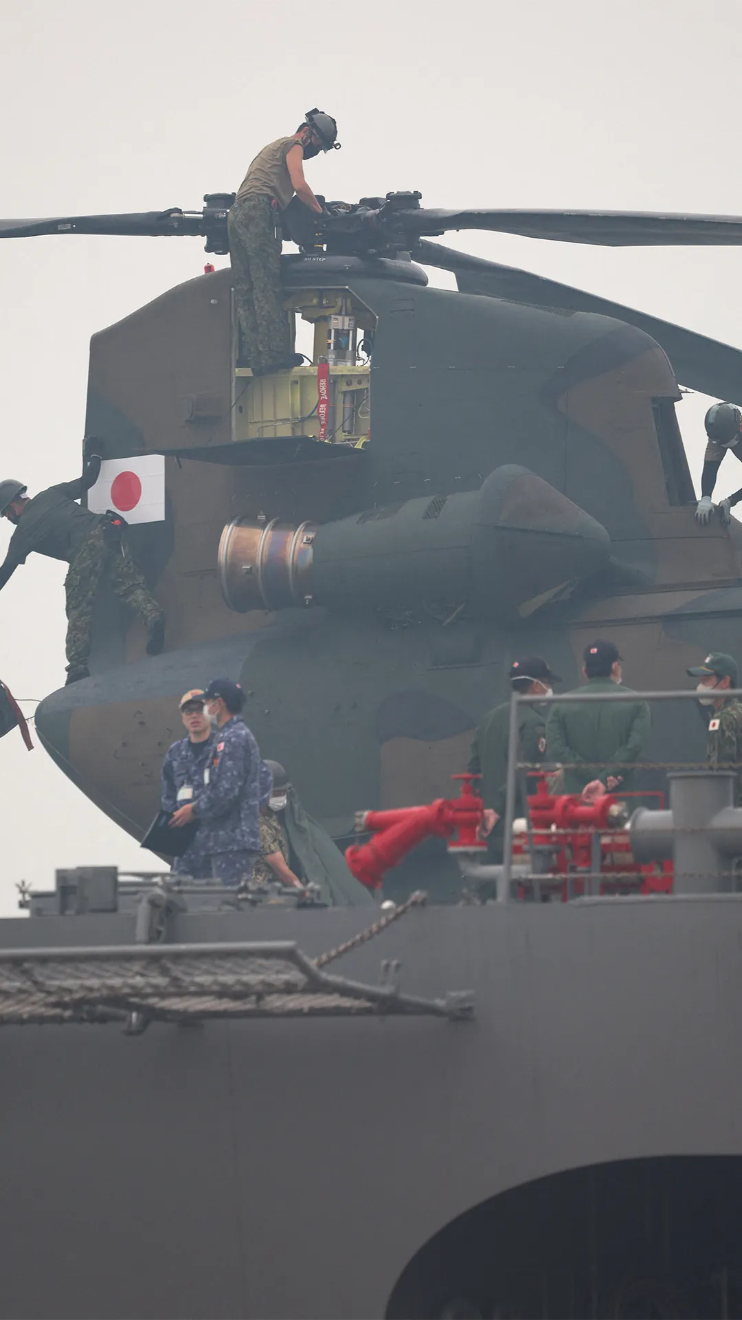 Helikopter Chinook Jepang mulai operasi pemadaman karhutla di Kalimantan Barat