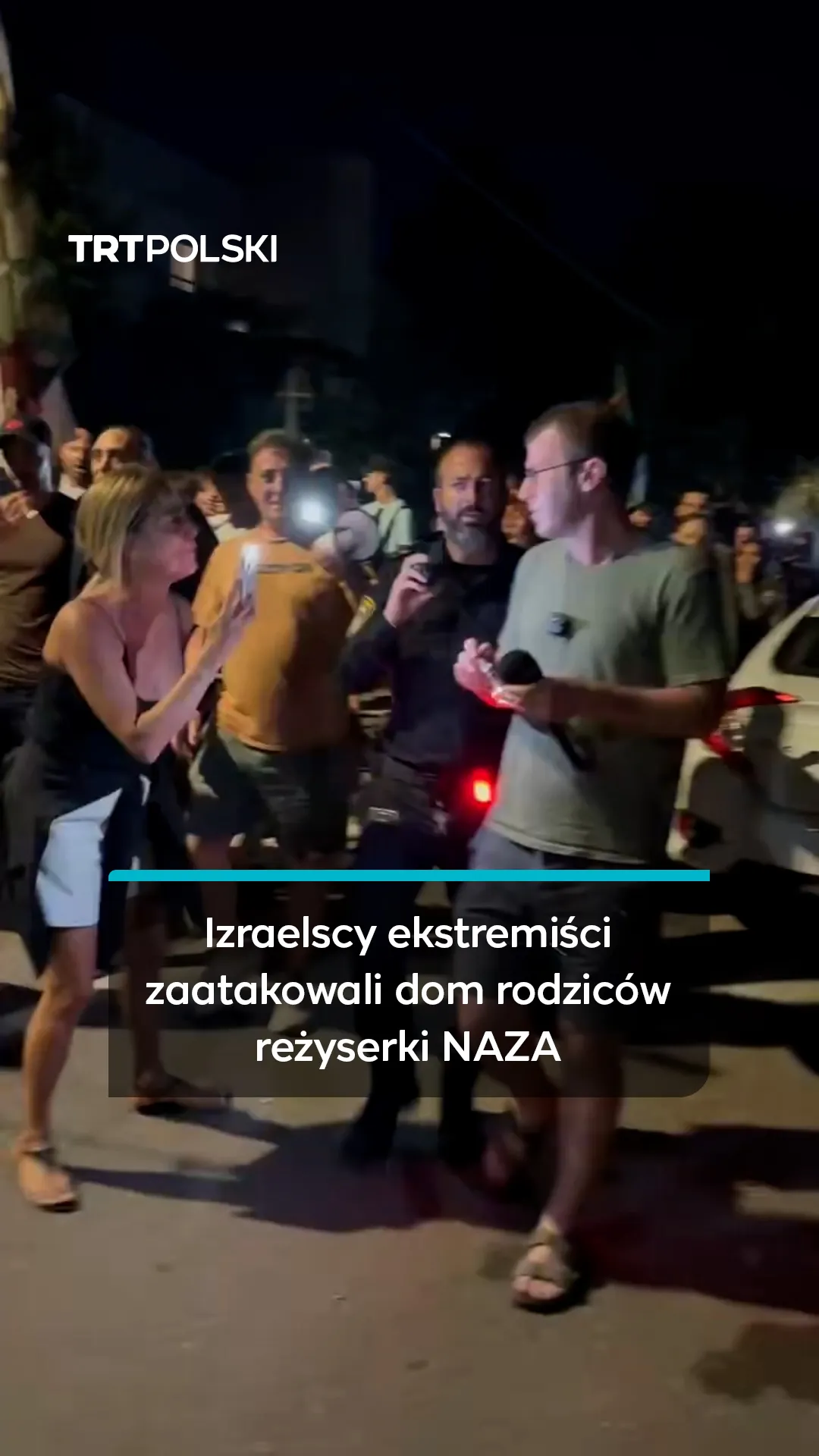 Izraelscy ekstremiści zaatakowali dom rodziców reżyserki NAZA