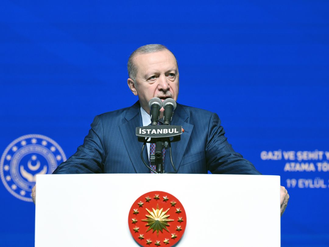 Erdoğan  Türkiye po i afrohet fazës përfundimtare të procesit  Türkiye pa terrorizëm 
