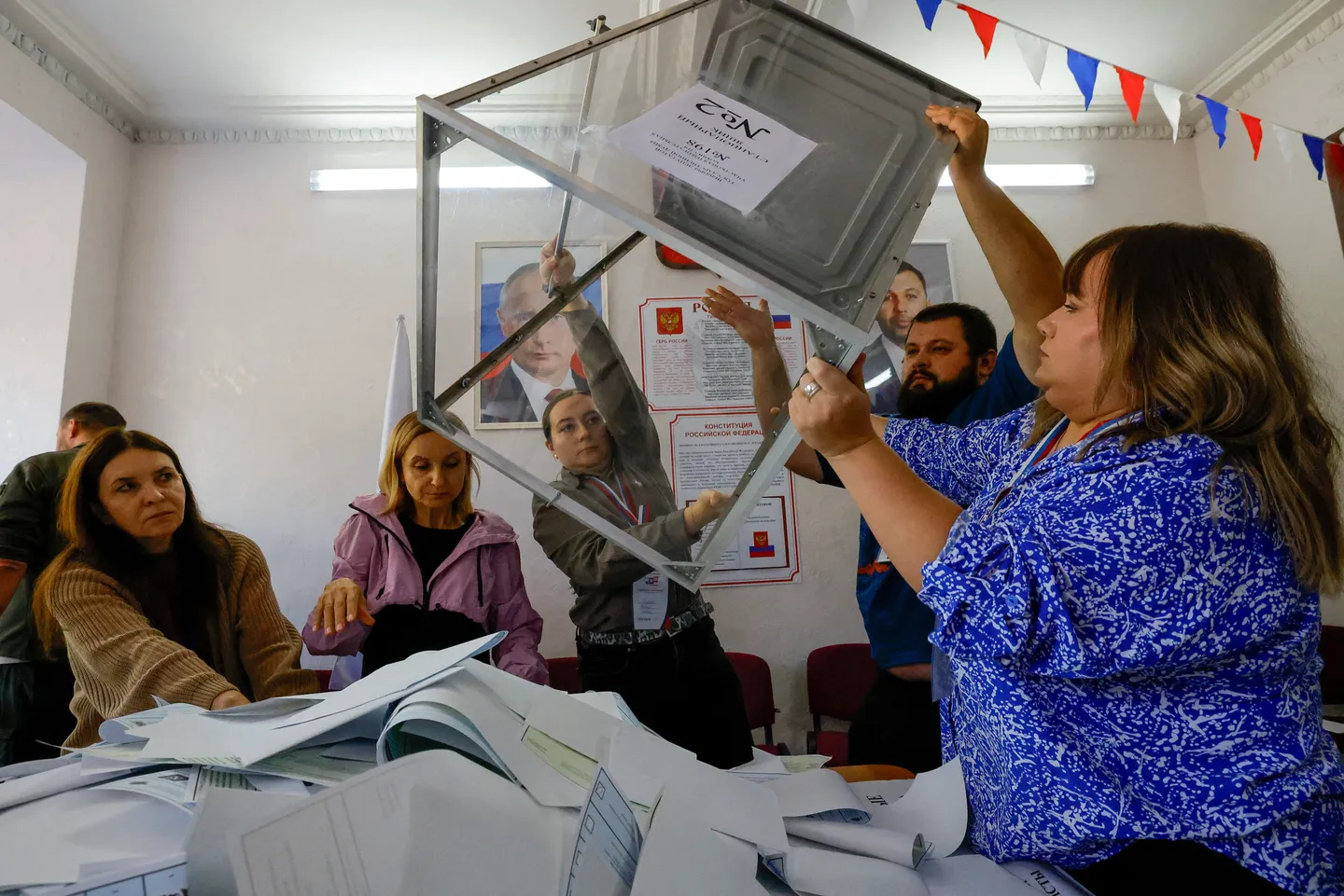 Russia reports mass attacks on election systems amid Duma voting