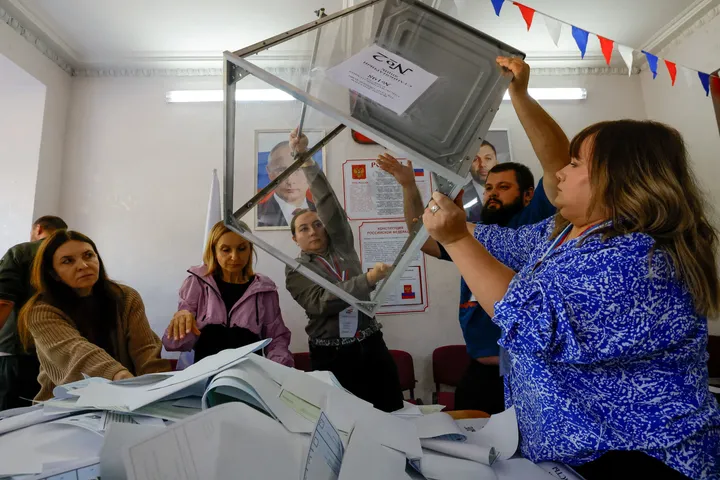 Russia reports mass attacks on election systems amid Duma voting