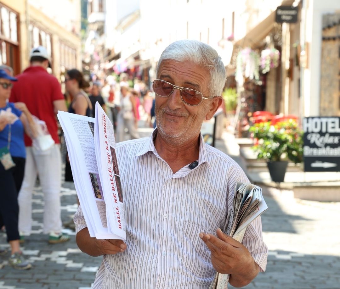 Rushit Kusho  gazetashitësi i fundit i Gjirokastrës