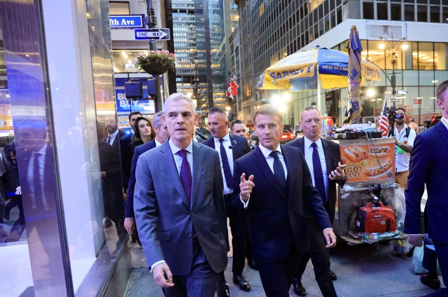 Tête-à-tête "constructif" entre Emmanuel Macron et Donald Trump à New York
