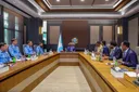 Madaxweyne Xasan Sheekh oo Qaabilay Wafdi Sare oo ka Socda Ciidanka Cirka Pakistan