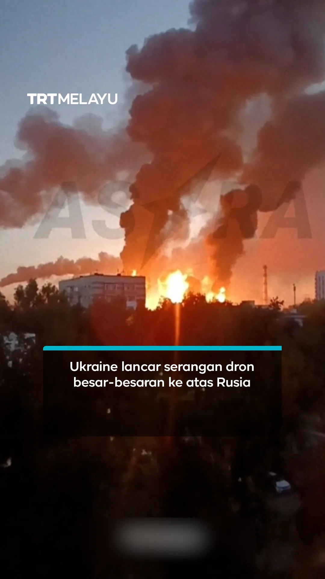 Ukraine lancar serangan dron besar-besaran ke atas Rusia