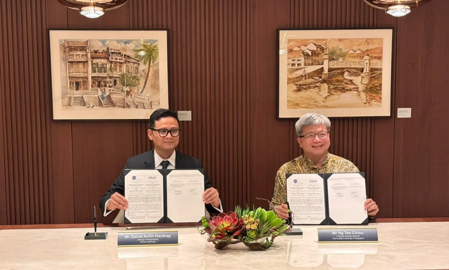 AirNav Indonesia-Singapura perkuat layanan navigasi udara melalui pertukaran data ADS-B