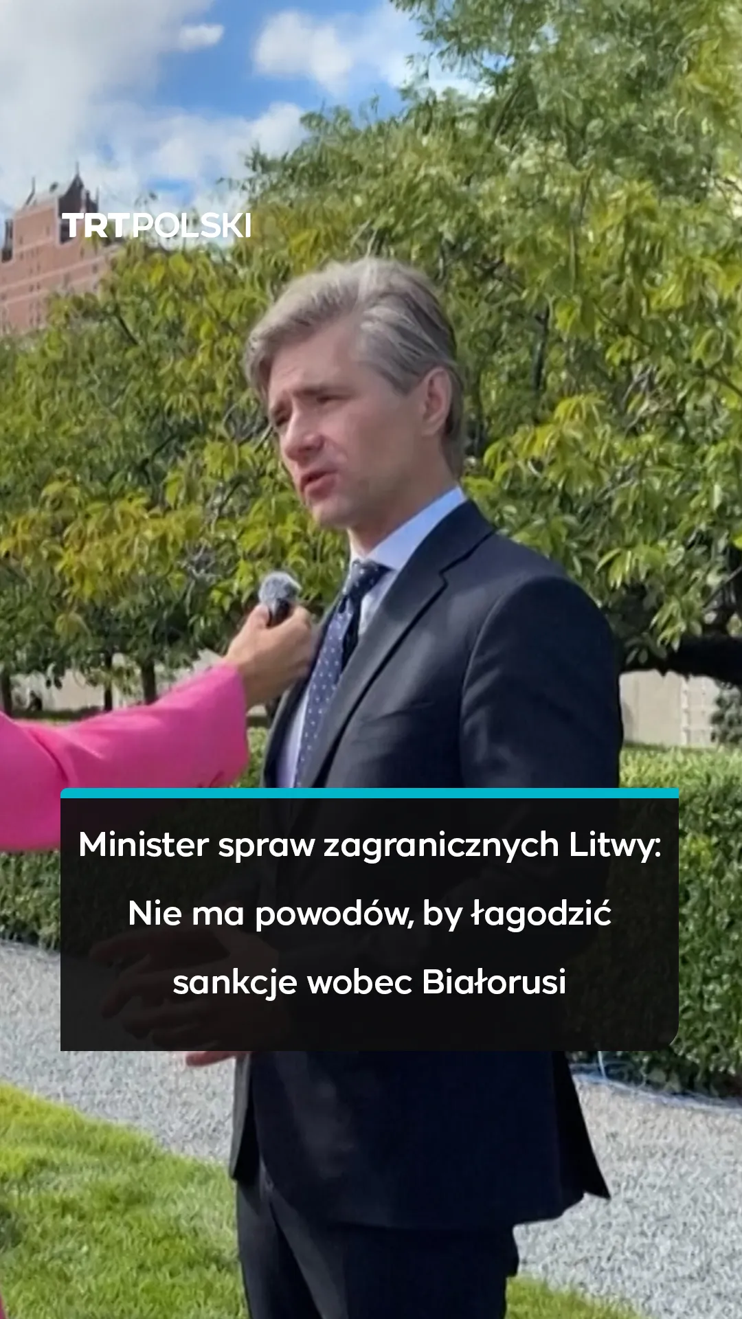 Minister spraw zagranicznych Litwy: Nie ma powodów, by łagodzić sankcje wobec Białorusi