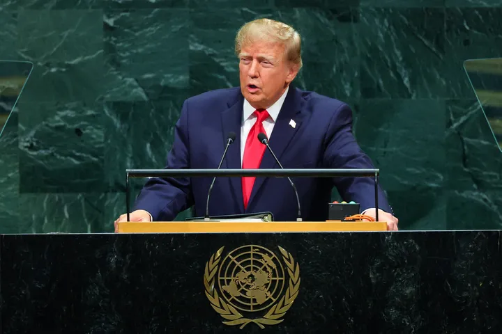 At UNGA, Trump threatens Iran, touts Ukraine deal, calls ICC 'rogue', renames AI as 'SI'