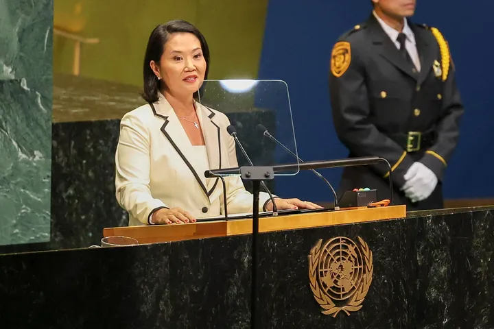 Fujimori señala ante la ONU al crimen organizado como principal desafío de Perú