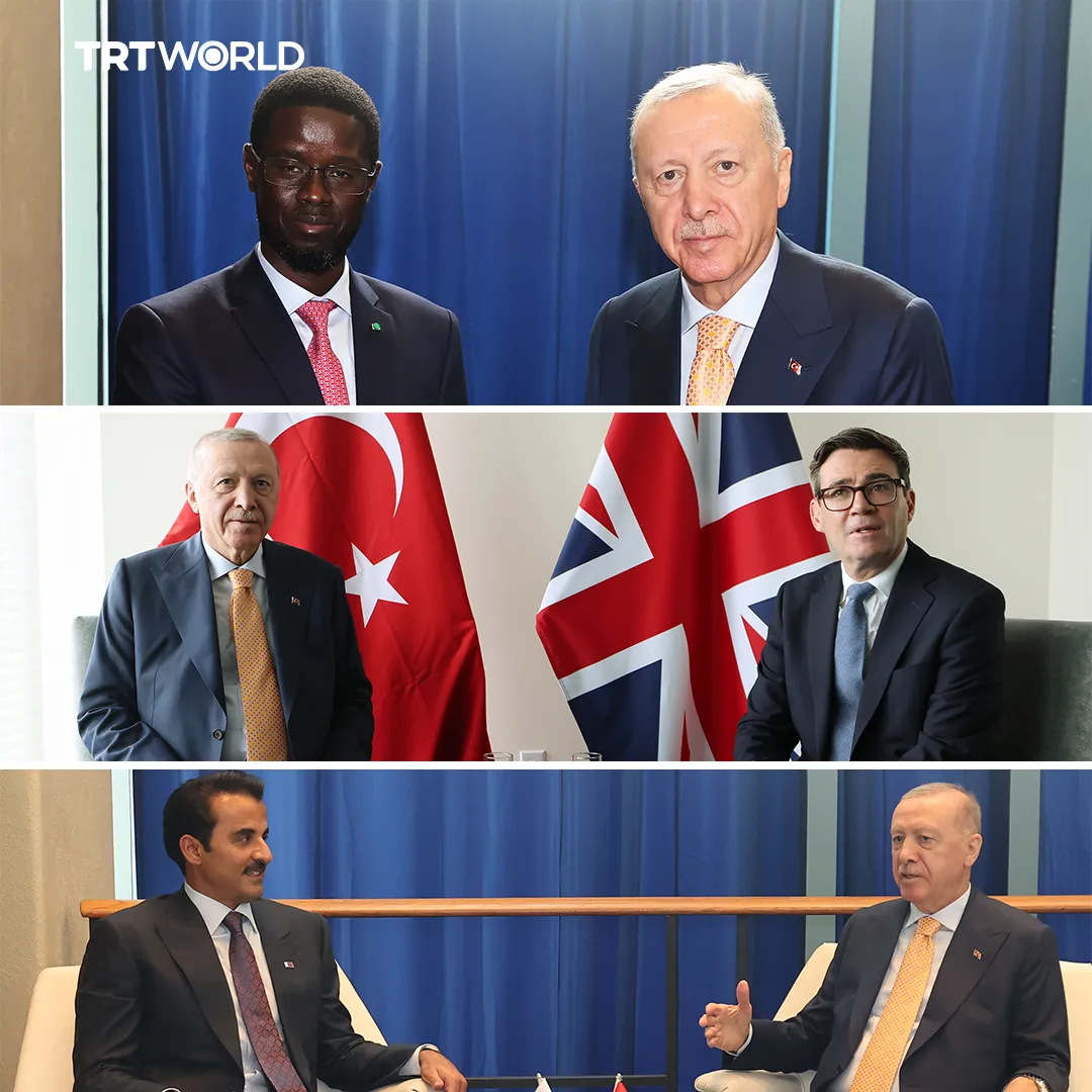 Erdogan holds diplomatic marathon in New York after UNGA speech