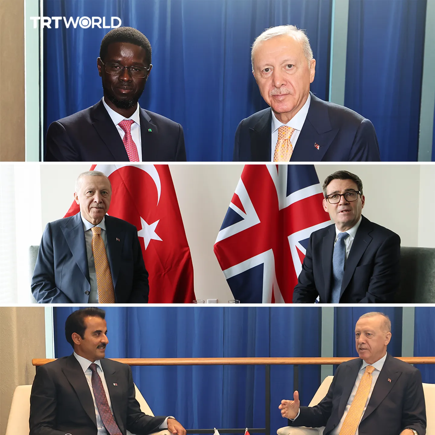Erdogan holds diplomatic marathon in New York after UNGA speech