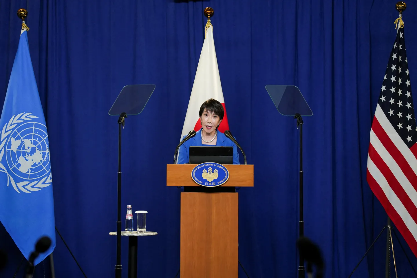 Japan urges North Korea's complete denuclearisation at UN