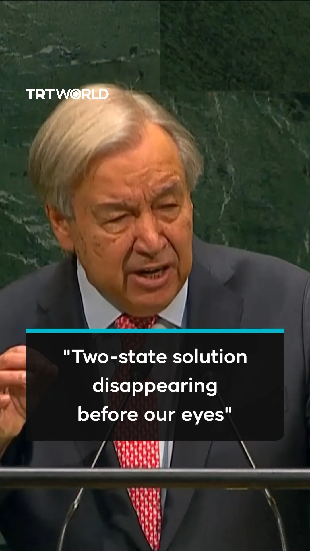 UN chief warns Israeli actions in occupied West Bank raise "spectre of ethnic cleansing"