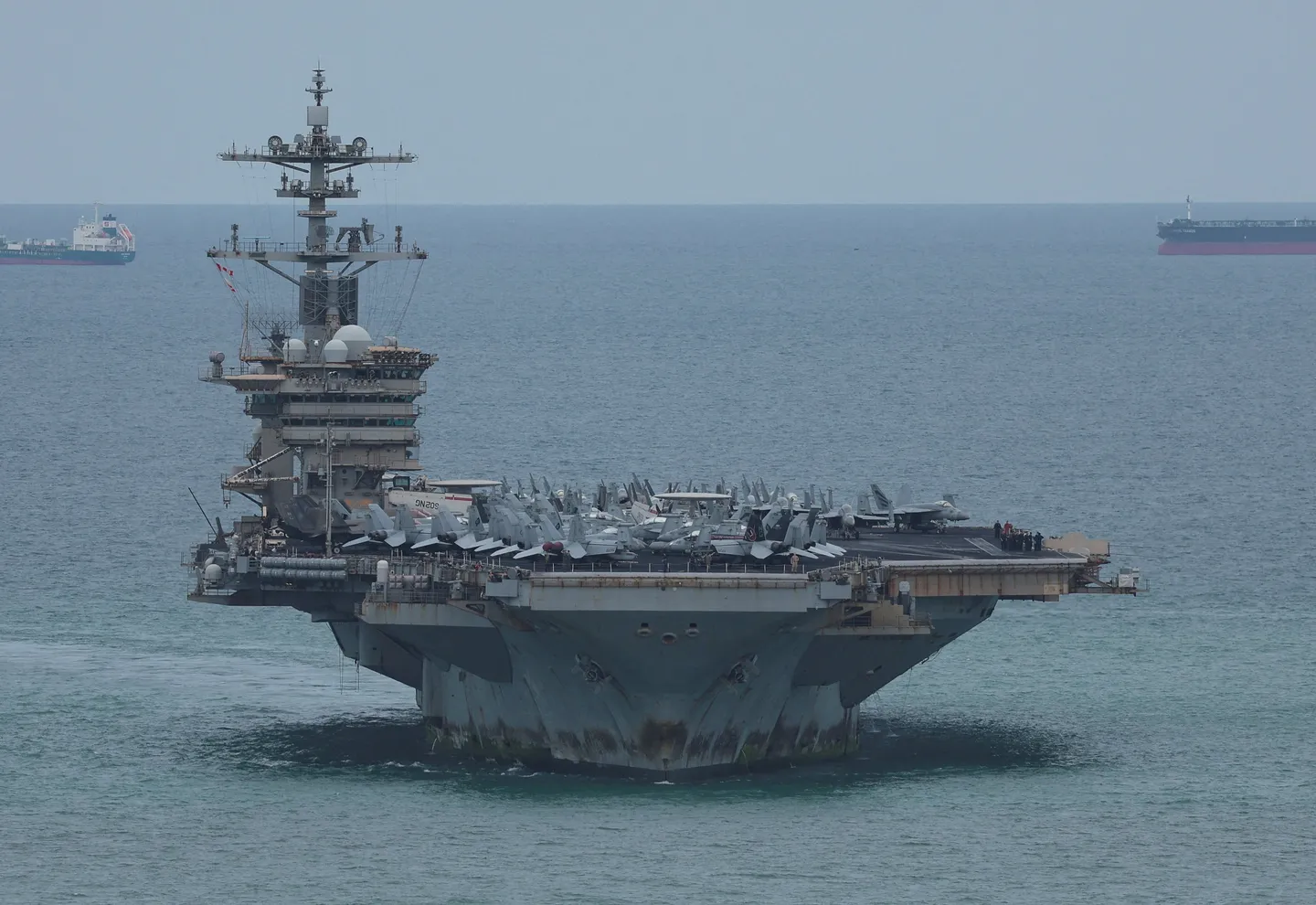 There were eight suicide attempts on US aircraft carrier: Trump admin