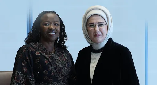 Emine Erdogan meets Kenya’s First Lady Rachel Ruto in New York