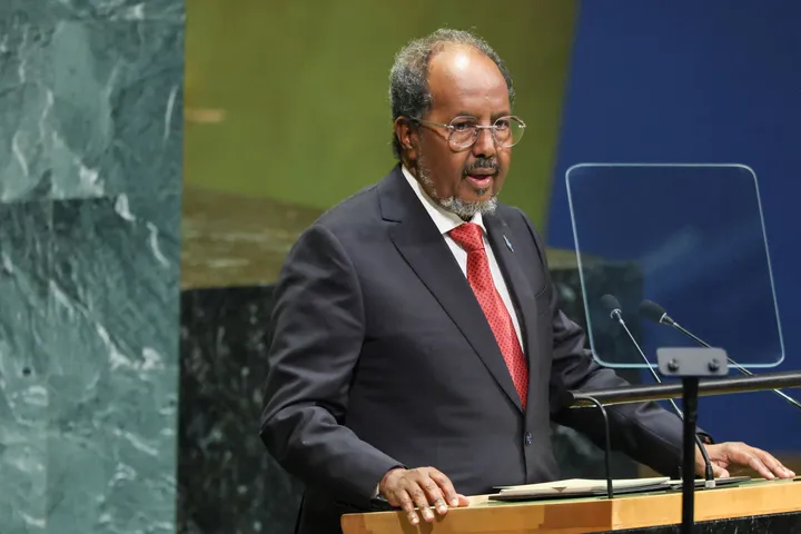 Somali president calls for Gaza ceasefire, two-State solution in UN address