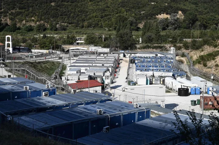 Migrants at Greek ‘model’ camp say conditions have pushed some to contemplate suicide