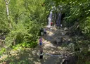 Ujëvara Okçular tërheq vëmendje me strukturën e saj në formë shkallësh