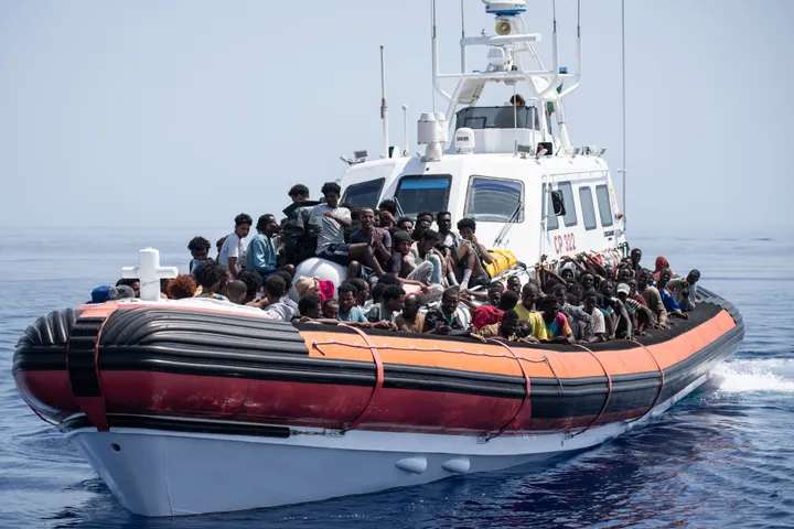 17 children among 250 migrants rescued in 'state of shock' off Mauritania coast