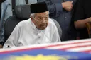 Former Malaysian PM Mahathir hospitalised after wife's death