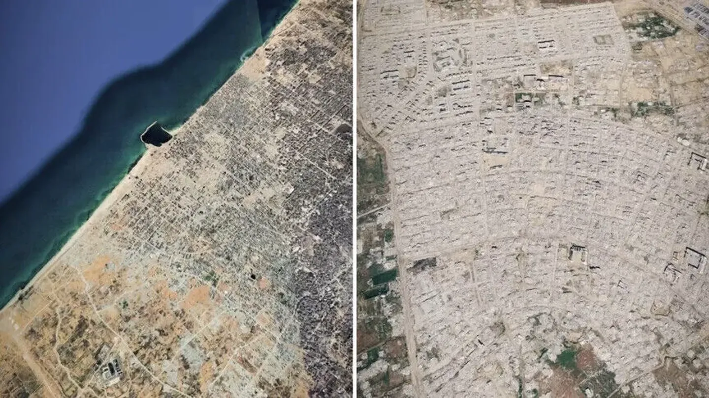 Satelitski snimci otkrivaju ogromna razaranja širom Gaze nakon izraelskog genocida