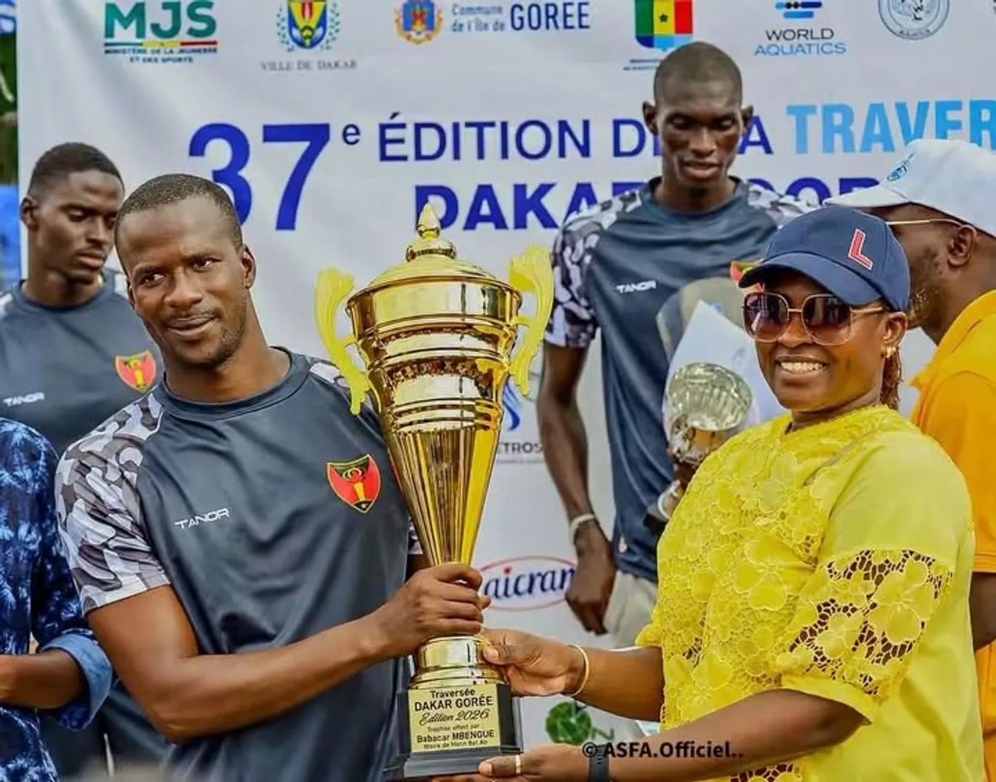 Traversée Dakar-Gorée : le nageur Ousseynou Diop règne en maître absolue depuis 5 ans