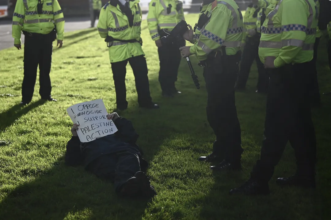 England: Dutzende Festnahmen bei Demo für Palestine Action