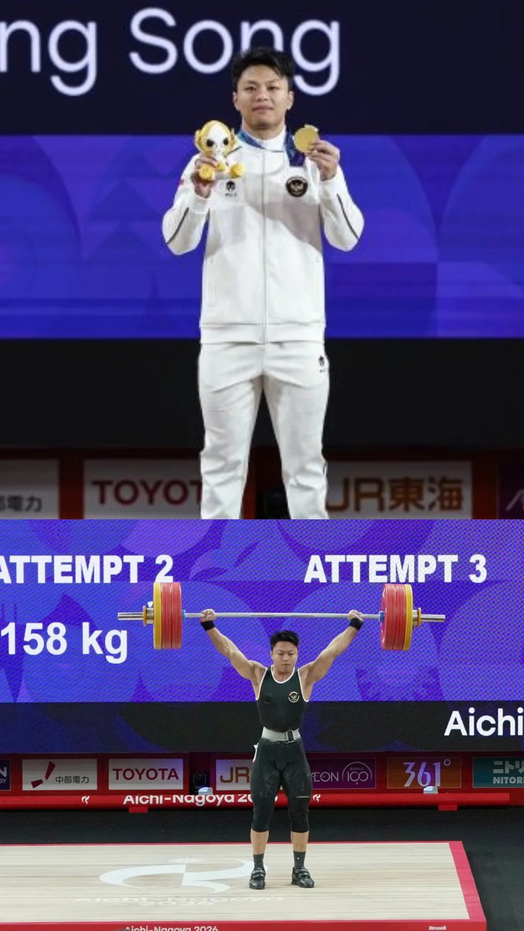 Indonesia raih emas kedua dari angkat besi di Asian Games 2026