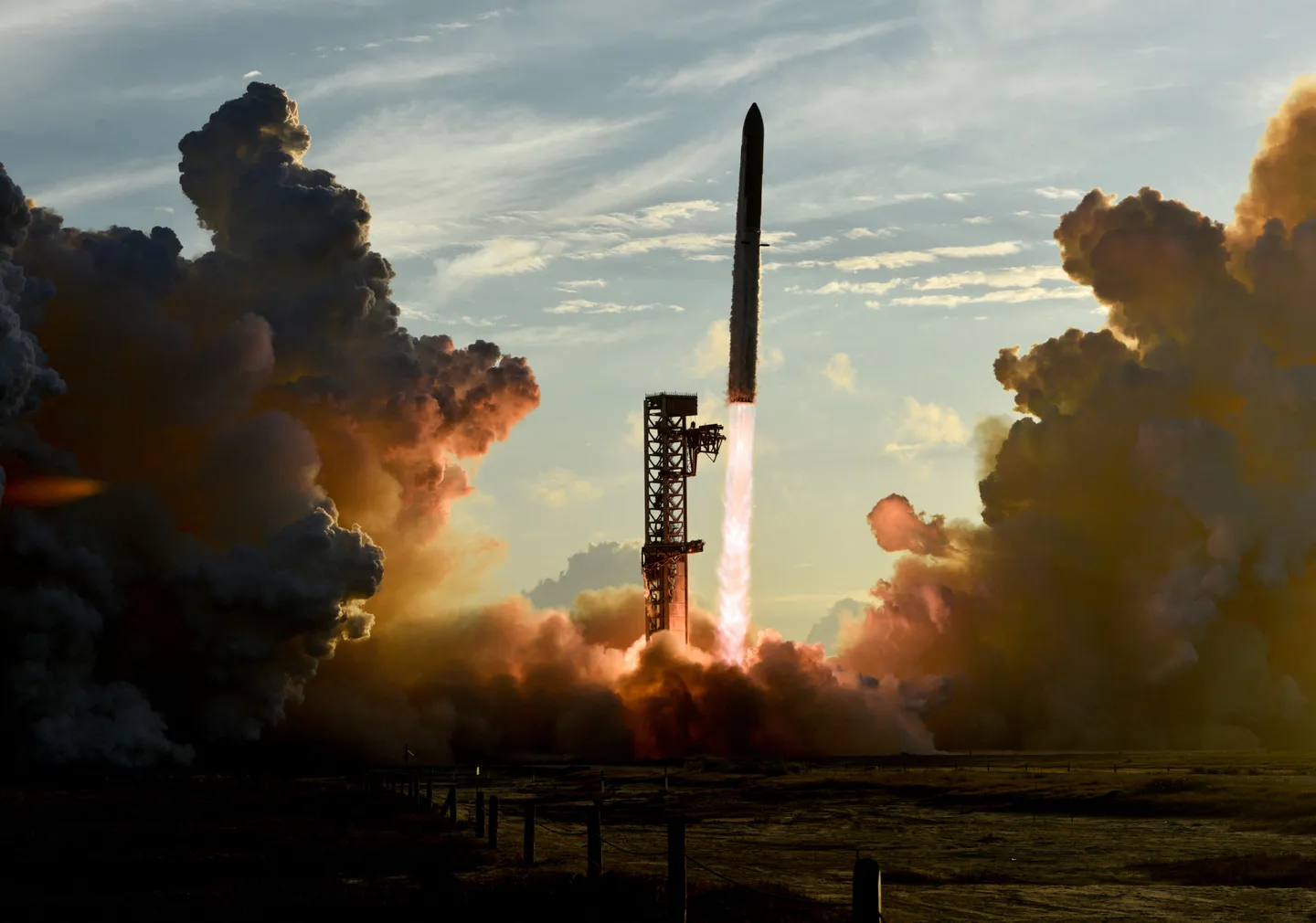 SpaceX sends Starship megarocket into orbit for first time