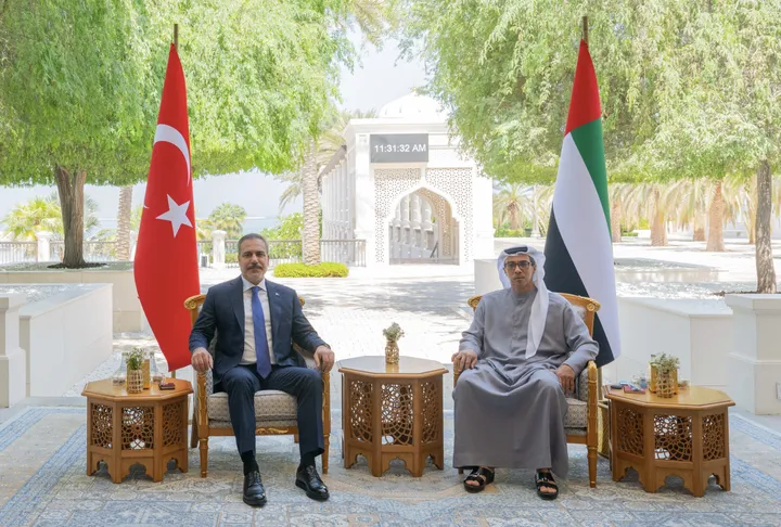 Turkish Foreign Minister Hakan Fidan holds high-level talks with UAE leadership