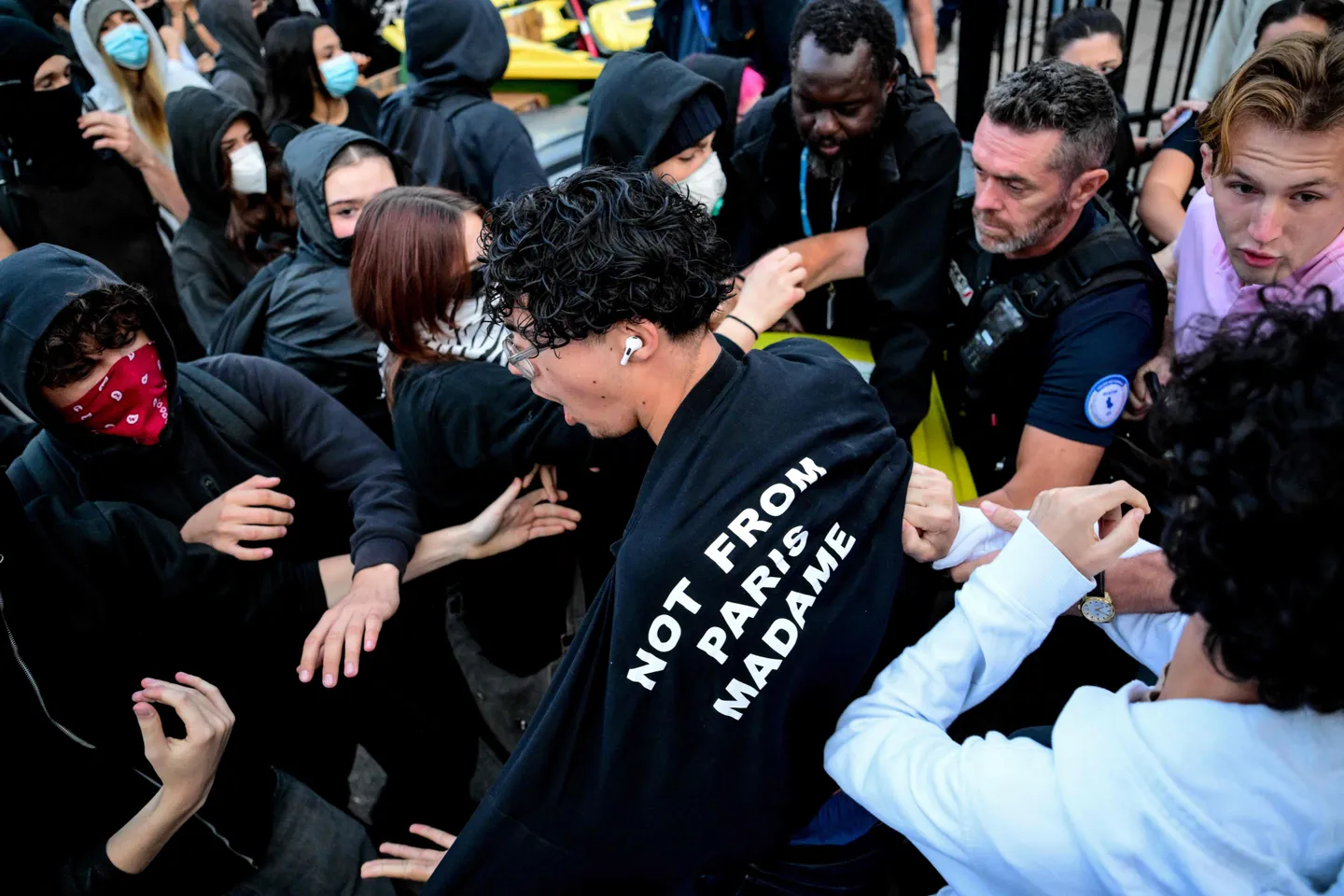 French high schools blocked as student protests escalate, police fire tear gas