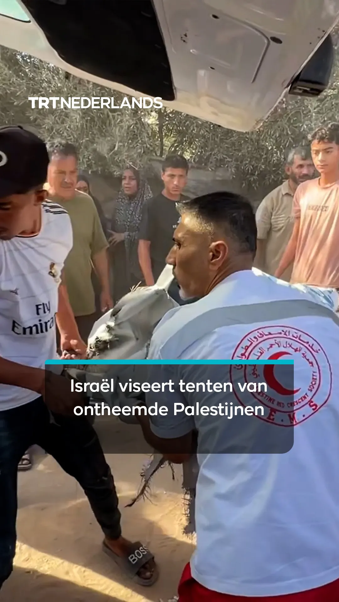 Israëlische aanval treft tenten van ontheemde Palestijnen in Gaza