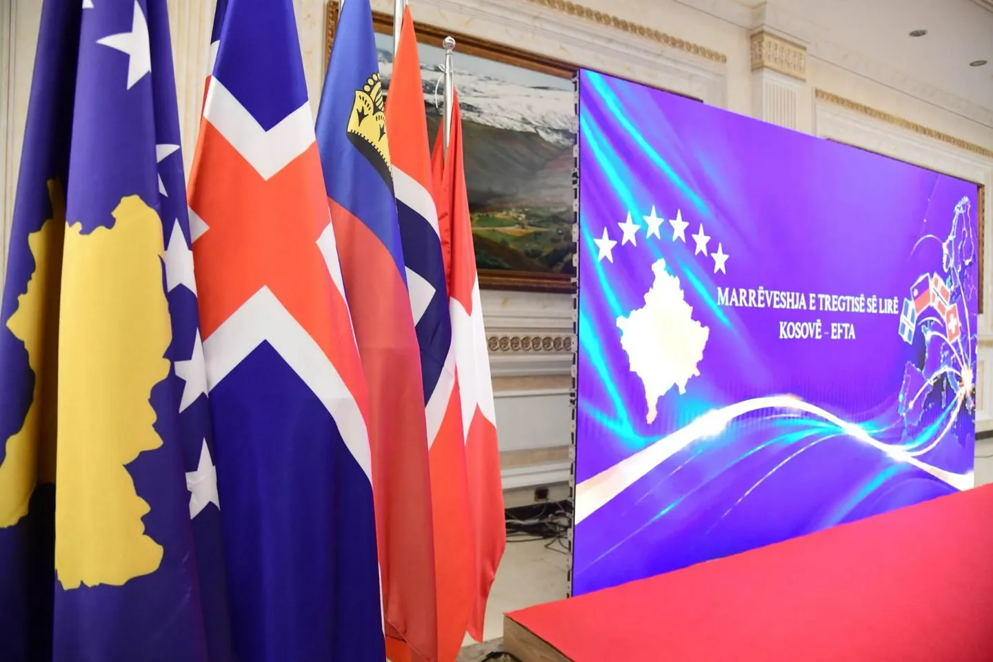 Hyn në fuqi marrëveshja e Tregtisë së Lirë ndërmjet Kosovës dhe vendeve të EFTA-s