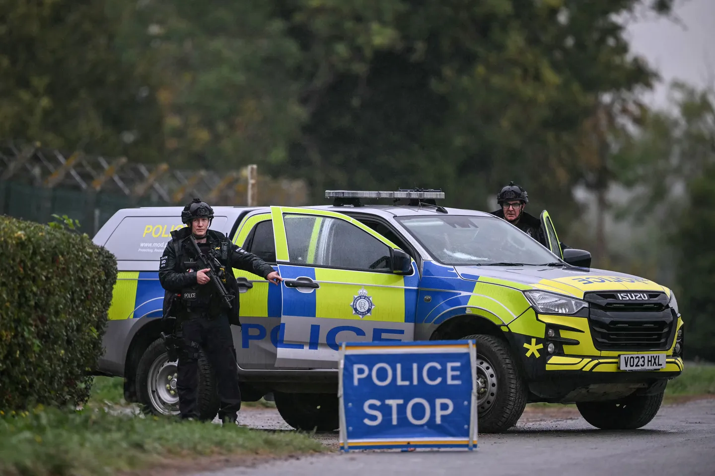 UK police find no explosives in suspected US airbase plot