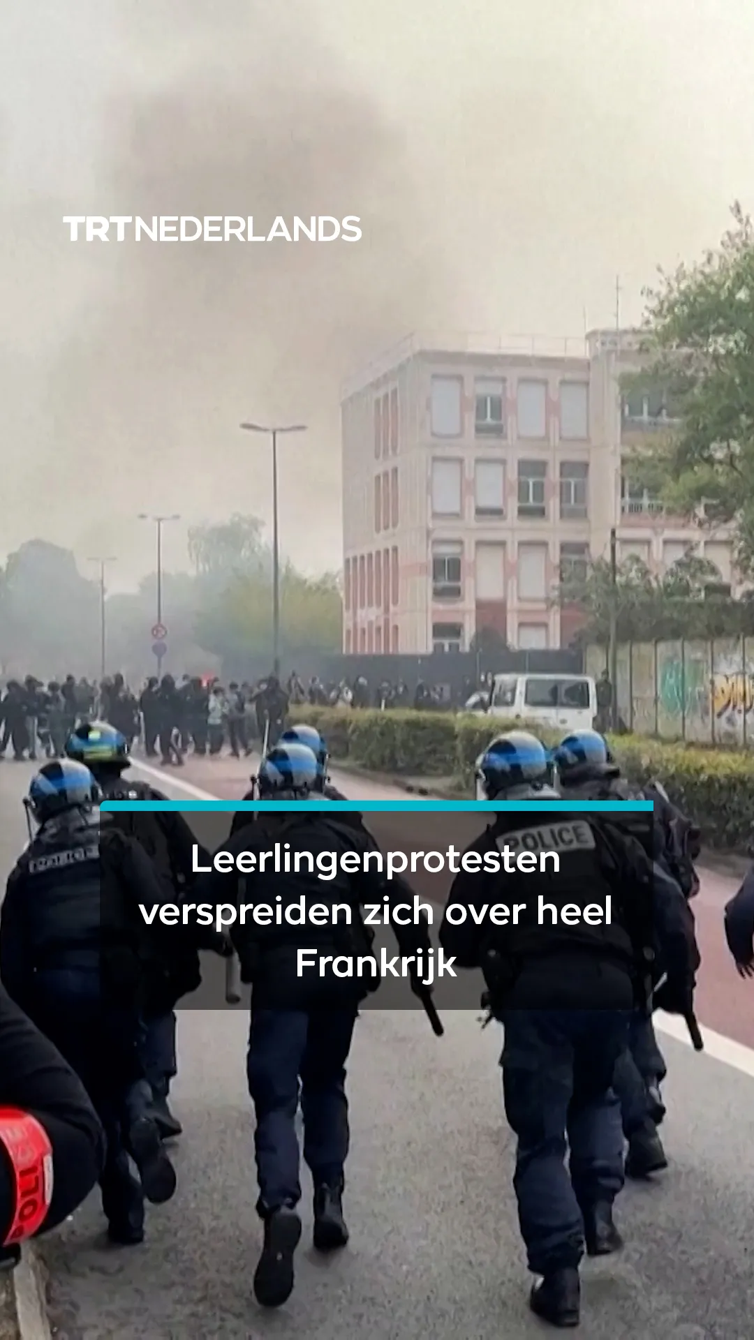 Leerlingen over heel Frankrijk protesteren tegen slechte leeromstandigheden