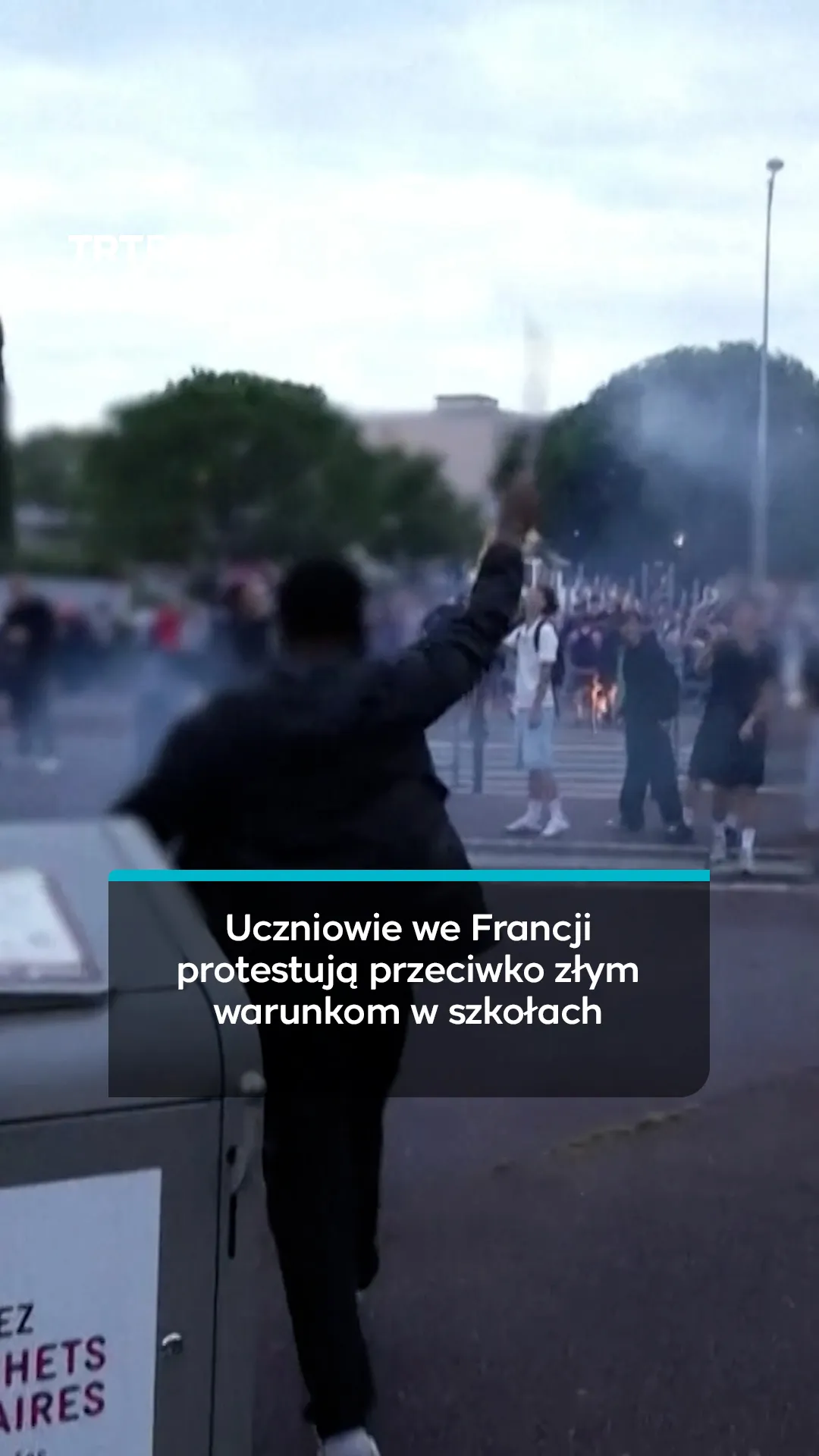 Uczniowie we Francji protestują przeciwko złym warunkom w szkołach